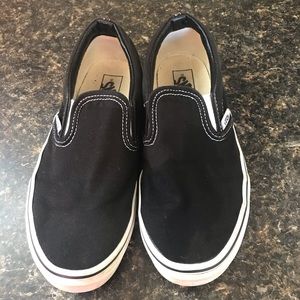 Black Vans size 3.5